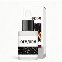 Sérum Exfoliant Visage au Riz Noir OEM Éclaircissant Lissant Hydratant Usine de Source Personnalisée