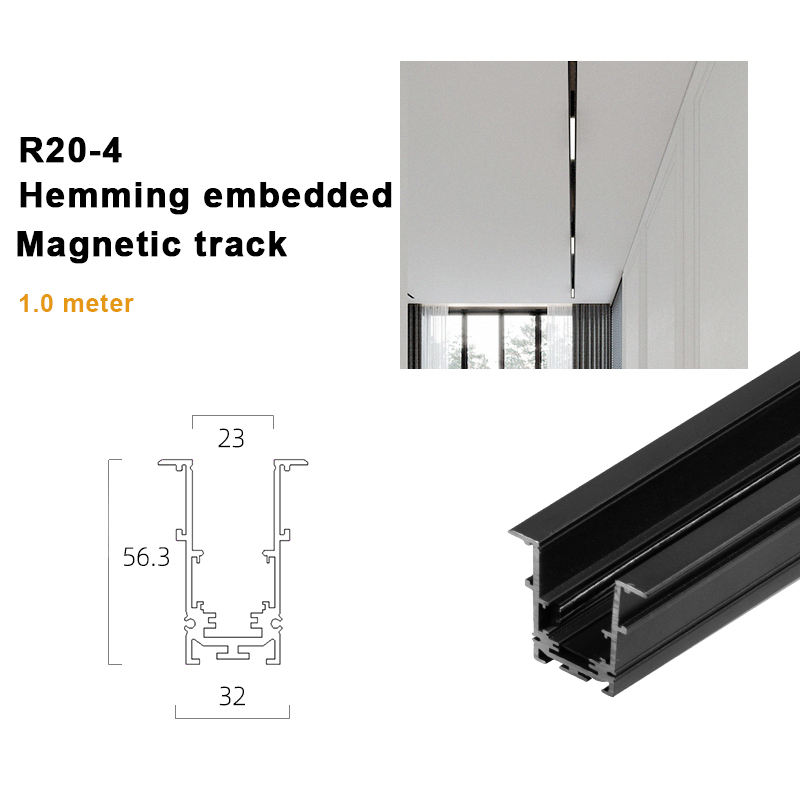R20-4 package edge embedded magnet track 1 m(US27.81)