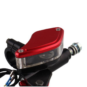 Maneta <span class=keywords><strong>de</strong></span> freno y embrague <span class=keywords><strong>de</strong></span> aluminio CNC <span class=keywords><strong>de</strong></span> 7/8 pulgadas (22 mm) con cilindro maestro, estilo hoja ajustable, para manillar universal - Product Image 6