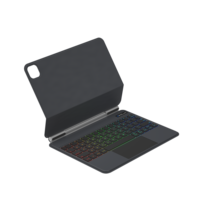 Nouveau clavier sans fil USB-C RUIDIAN rétroéclairé Magic RGB pour iPad Pro 2022 12.9/11/9/10 Air 5/4, pavé tactile ultra-fin, taille standard