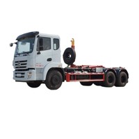 Camion compacteur manuel Dongfeng Jincheng à double essieu arrière, à bras de ramassage, pour la collecte et le transfert de déchets, diesel