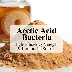 Starter de bactéries acétiques à haute efficacité pour l'industrie de la fabrication du vinaigre, améliore le taux de fermentation de l'acide acétique - Product Image 1