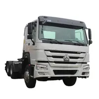 משמש SINOTRUK 375hp HOWO 6X4 10 גלגלים 40ton טרקטור משאיות בשימוש משאית קרוואן למכירה