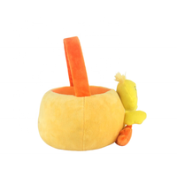 Panier d'oeufs de Pâques de dessin animé personnalisé Offre Spéciale panier de canard en peluche pour cadeaux d'enfants