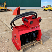 Mulcher Forestale WIGON per Skid Steer Loader, Attrezzatura per Triturazione di Alberi, Arbusti e Giardino, Trinciatrice a Tamburo