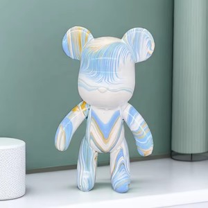 DIY Crafts Piggy Bank Teddy Bears 23cm 33cm Plastic Violent Bears Saving Pot Acrylic Pouring Paints Fluid Bears With <strong>Money</strong> <strong>Jar</strong> - Product Image 2