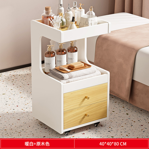 Hot Sale Beauty Salon Special Trolley Skin Management Movable Storage Rack Advanced Instrument Cosmetics Hand Push <b>Tool</b> <b>Cart</b> - Product Image 2
