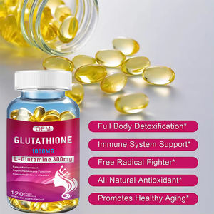 Oem <span class=keywords><strong>1000Mg</strong></span> Glutathion Softgel Supplement Voor Volwassenen Bleken L-Glutamine Melkdistel Alfa-Liponzuur Capsules Vitamine C D3 - Product Image 4