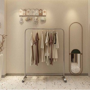 סיטונאי יוקרה דיוטי כבד נירוסטה בגדים אחסון מתלה rustproof עבור ארון בגדים - Product Image 4