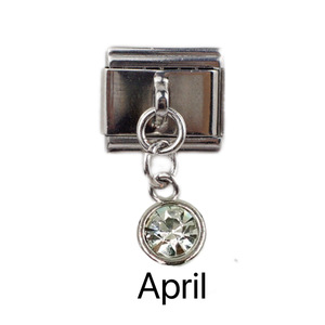 Módulo italiano Pulsera Colgante Transfronterizo Caliente Gratis DIY Costura Elástica Encanto Pulsera Birthstone Series - Product Image 5