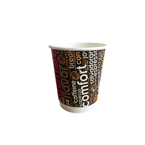 Gobelets en carton jetables à double paroi de 6 oz avec couvercle, gobelets en carton pour emporter - Product Image 2