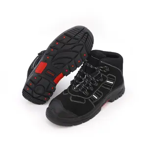 工程工作耐热防滑复合鞋头橡胶安全靴/工作用安全鞋