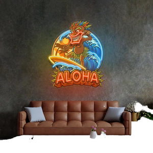 Miễn Phí Tùy Chỉnh Thiết Kế Ngoài Trời 3D Acrylic LED Logo <span class=keywords><strong>Wolf</strong></span> Neon Đèn Đa-Màu Sắc Dễ Dàng Cài Đặt Chiếu Sáng Dấu Hiệu Điện Tử - Product Image 1