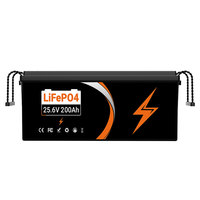 Batterie LiFePO4 12 volts 100 Ah 200 Ah 300 Ah, batterie au phosphate de fer et de lithium à cycle profond, rechargeable et sans entretien