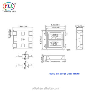 Đèn LED trang trí SMD hai màu tùy chỉnh CCT trắng 2700-6500K CRI80, chip Epistar, dòng YLL Encapsulation, bảo hành 2 năm - Product Image 3