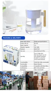 Filtro di ricambio per l'acqua di fabbrica compatibile per il marchio Mavea 107007 Classic 35557 ob03 brocca con filtro per l'acqua alcalina