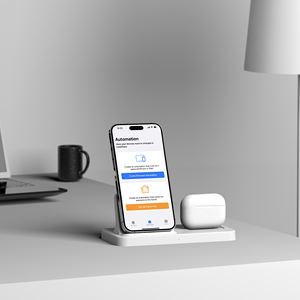 Station de charge 2 en 1 pour téléphones et écouteurs avec interface Type-C, support de bureau pour iPhone 14/13/12/11 - Product Image 5