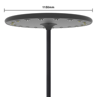 Lampe solaire à LED haute puissance imperméable pour extérieur, mât haut de 8 à 15 m pour terrain de football, parkings, place, grande intersection