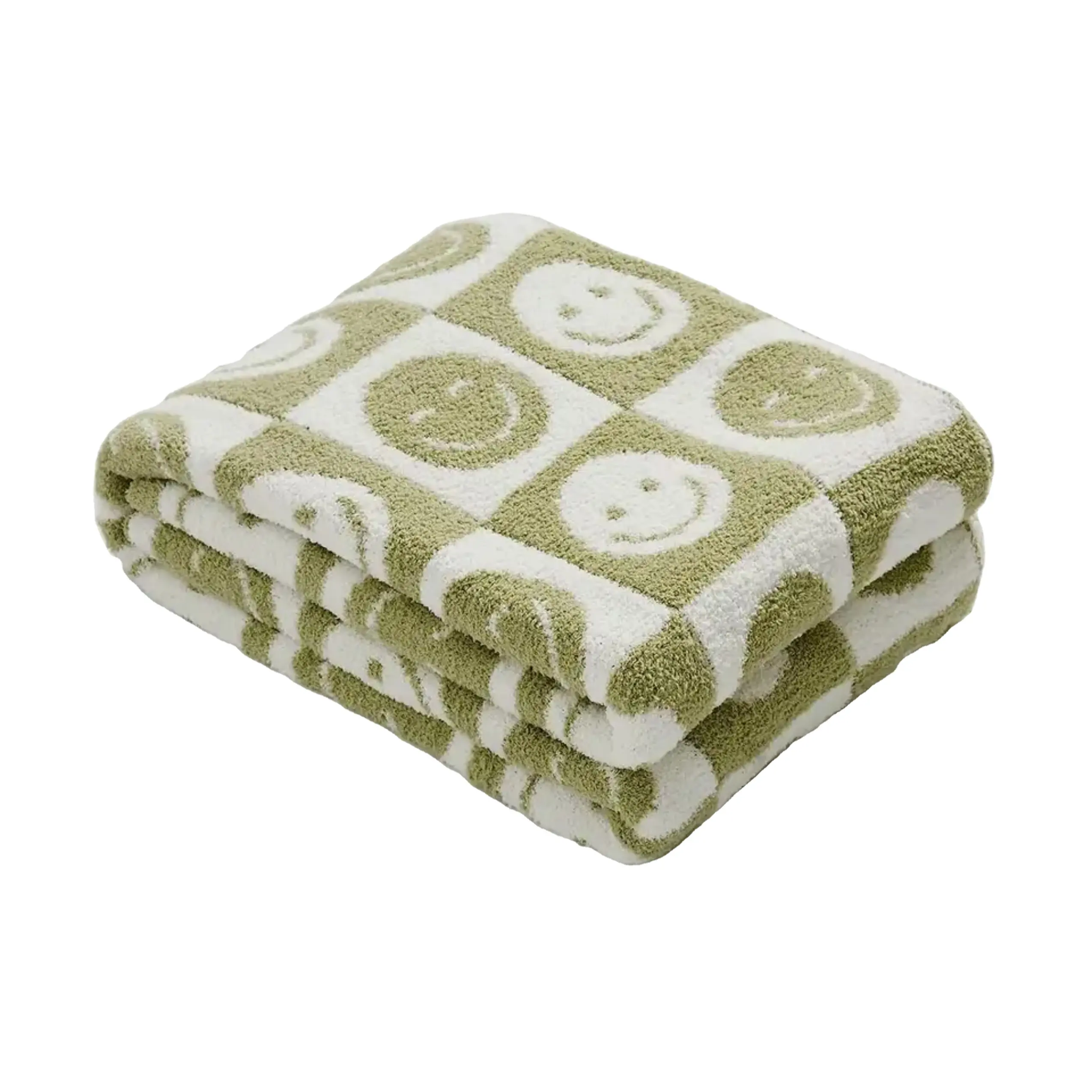 Cobertor de lã Sherpa para sofá 100% poliéster lavável à máquina AZO Free