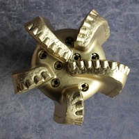 Embout PDC 3 1/2 "API REG 152mm en acier allié carbure PDC foret diamant lame 3 ailes pour le forage de puits d'eau