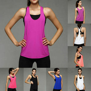 Camiseta recortada OEM para mujer, camiseta sin mangas, ropa de calle sin costuras, camiseta sin mangas informal elástica para mujer - Product Image 2