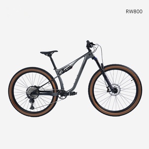 Vélo de montagne 29 pouces pour adulte avec cadre en fibre de carbone à axe traversant, suspension intégrale, 12 vitesses, potence 3D anodisée et polie - Product Image 2