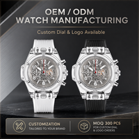 Montre à quartz pour homme, cadran de 45 mm, affichage à aiguilles, bracelet en silicone, minimaliste et tendance, multifonctionnelle, résistante à l'eau jusqu'à 30 m