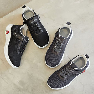 Baskets en cuir confortables, semelle en mousse légère, chaussures de marche décontractées - Product Image 1