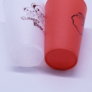Tasse givrée en plastique PP réutilisable, sans bpa, logo <span class=keywords><strong>personnalisé</strong></span>, 400ML, pour fête - Product Image 6