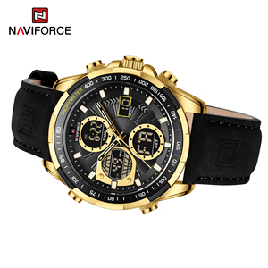 นาฬิกาข้อมือผู้ชาย <span class=keywords><strong>NAVIFORCE</strong></span> รุ่น <span class=keywords><strong>9197L</strong></span> แฟชั่นคุณภาพสูง กันน้ำ พร้อมระบบแสดงผลแบบอนาล็อก-ดิจิตอล - Product Image 4