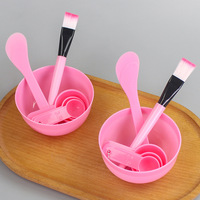 Ensemble de 6 bols faciaux roses, ensemble d'outils de beauté, logo personnalisé, ensemble de bols pour mélanger les masques faciaux, outils cosmétiques pour la beauté