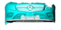 Lèvre avant C253 en fibre de carbone pour Mercedes Benz GLC250 300 350 GLC43 AMG Sport Utility 4 portes 2015-2019