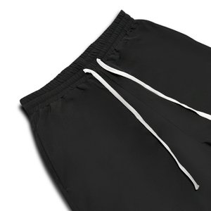 Men's White Letter Print Wide Leg Sweatpants Elastic Drawstring Waist Streetwear Loose Casual <b>Pants</b> Puritan <b>Pants</b> Elastic Waist - Product Image 4