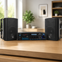 Système audio amplificateur mural AV-568-MS50in, système de haut-parleurs ioniques, système de sonorisation de plafond surround, ensemble de haut-parleurs pour fond sonore