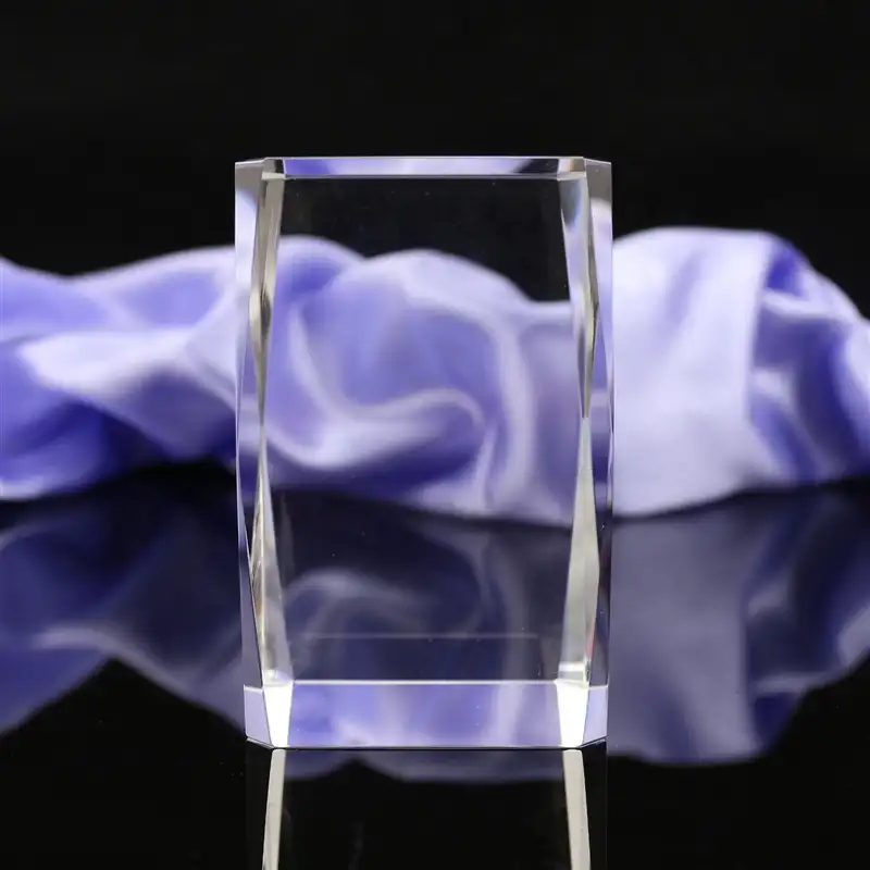 Em branco Bloco de Cubo De Cristal De Vidro Cubo de Cristal de Vidro para 3D K9 Paperweight de Cristal para Presentes do Negócio de Gravação A Laser Em Branco