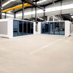 Vente chaude Maison capsule moderne en acier de Chine, mini-maison de luxe, 20 pieds, 40 pieds, <span class=keywords><strong>chambre</strong></span> <span class=keywords><strong>d</strong></span>'hôtes, villa, salon modulaire préfabriqué, cabane Apple - Product Image 2