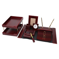 Décorations de Bureau Haut de Gamme Luxe Léger, Rangement et Porte-Stylo Créatifs de Bureau pour Bureau de Patron, Ensembles de Bureau