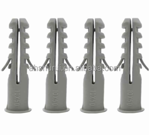 High Quality 6mm 8mm 10mm 12mm Plastic Wall Plug Plastic Expansion Anchor