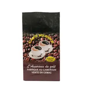 카메룬 10kg 재활용 bopp 짠 커피 콩 포장 가방, 플라스틱 빈 pp 자루 가방