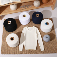 Wholesale Color Recycled Open End Cotton Weaving Yarn Cotton Polyester Blended Cotton Yarn Knitting Fabric Melange Yarn