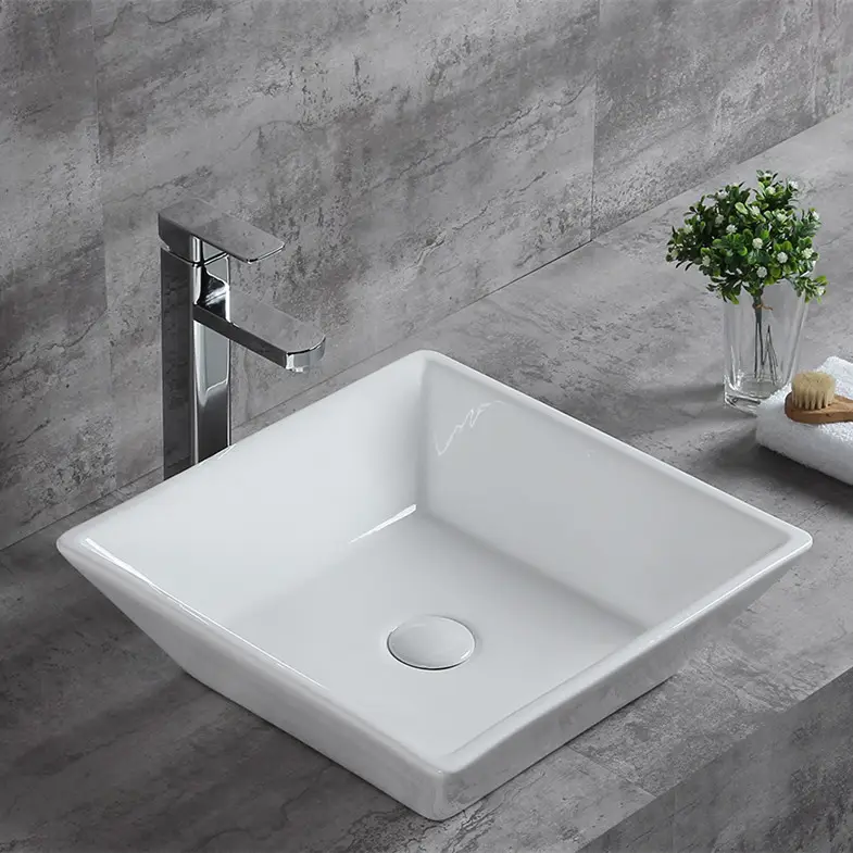 Hot Product Top Quality Luxury Modern Design Tabletop Wc Lavabo Round White Vessel Sink Ceramic Face Hand Wash Basin