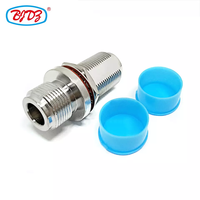 Approvisionnement d'usine N Type Femelle Jack vers N Femelle Jack Cloison Adaptateur NF-NF-BHA-ADPT RF Coaxial Coaxial Adaptateur Convertisseur en stock