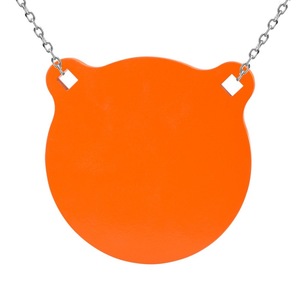 Cible <span class=keywords><strong>de</strong></span> <span class=keywords><strong>tir</strong></span> ronde en acier AR500 haute dureté avec trous <span class=keywords><strong>de</strong></span> suspension pré-percés – Accessoire durable en métal pour l'entraînement extérieur à long terme - Product Image 4