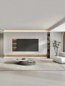 רהיטים מודרניים מפעל הסיטונאי סלון נordic מובנה טלוויזיה יחידת הצג קיר הר נישה מתכת s. s. ארון מדף מדף - Product Image 3