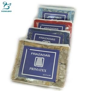 Manta Jacquard no tejida, venta al por mayor, manta usable de punto de algodón con logotipo personalizado, Color personalizado, se acepta logotipo personalizado, 1,5-2Kg, <span class=keywords><strong>YBA</strong></span> - Product Image 2