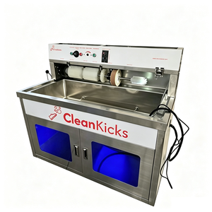 New Commercial Manual <b>Shoe</b> Washing Machine Dryer Electric 220V Stainless Steel Kellen Featuring <b>Brushes</b> 1 Year Warranty Heavy - Product Image 4