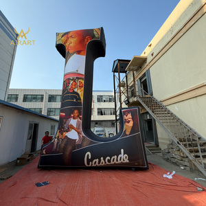 Escultura Inflable de Letras del Alfabeto a Todo Color para Sublimación, Letrero Decorativo para Ferias de Cultura Urbana, Tienda Pop-up de Marca, Accesorio Decorativo para Exteriores - Product Image 2