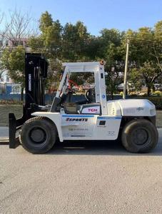 รถยก10ton TCM รถยกเครื่องยนต์ดีเซล10Ton ญี่ปุ่นแบบดั้งเดิมพร้อมยางคู่หน้าราคาดี - Product Image 3