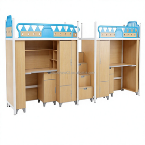 <span class=keywords><strong>Lit</strong></span> superposé Zoshine pour étudiants universitaires avec bureau, armoire et <span class=keywords><strong>escalier</strong></span> intégrés, <span class=keywords><strong>lit</strong></span> mezzanine de dortoir avec rangement - Product Image 1