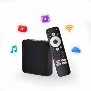 Boîtier <span class=keywords><strong>TV</strong></span> Dcolor GD2 certifié Google, Android 14, 5G, double <span class=keywords><strong>WiFi</strong></span>, 4K UHD, Dolby Atmos, assistant Google intégré, streaming 4K, boîtier GTV - Product Image 1